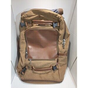 Vintage Witzman Recreation Canvas Travel Backpack Hiking Luggage Rucksack Laptop